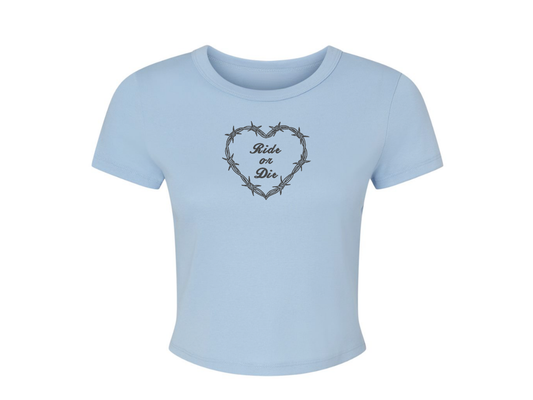 Ride or Die Cropped T